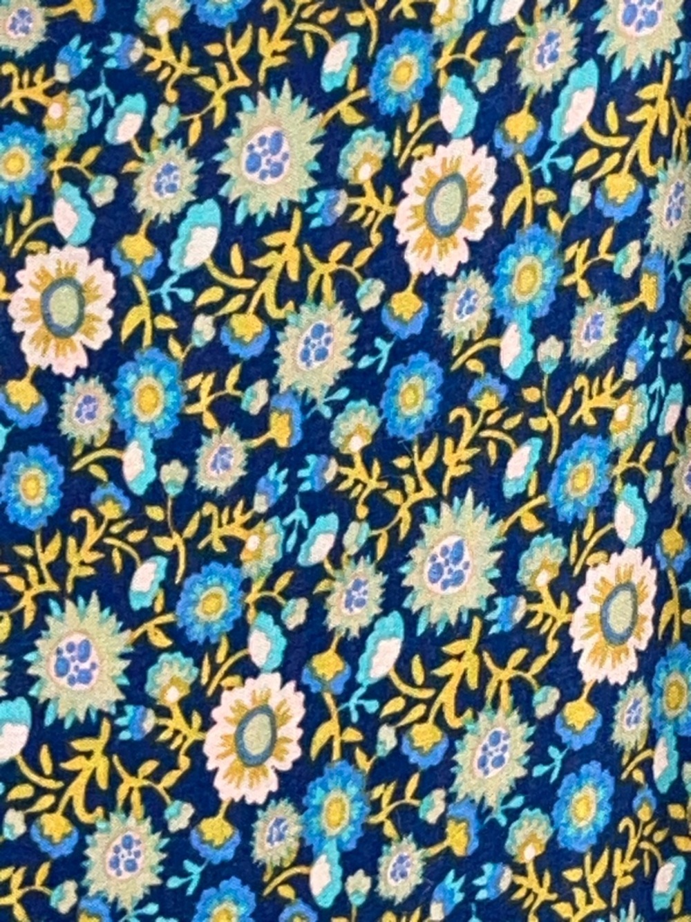 Natural Life M Kaia Maxi Dress 0489 Tiered Ditsy Floral Boho Prairie medium - Picture 4 of 11